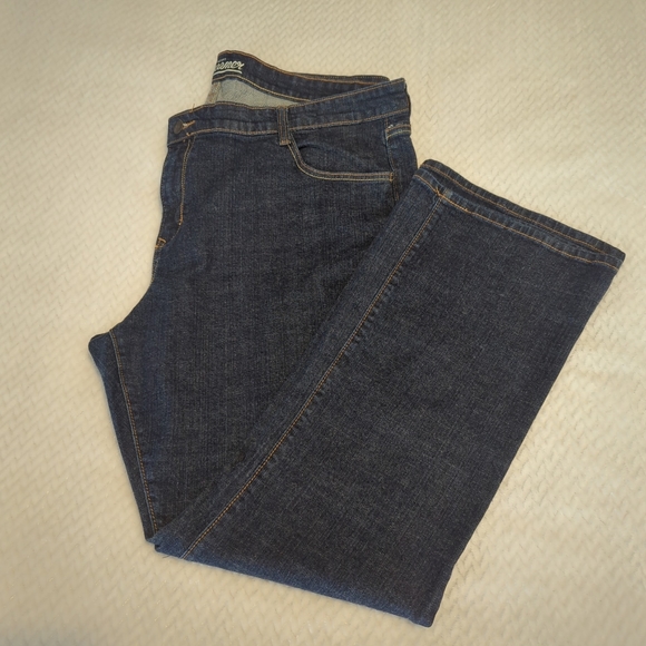 Old Navy Jeans The Dreamer Cotton Spandex Straight Leg Women's Plus Size 20 - Picture 1 of 7